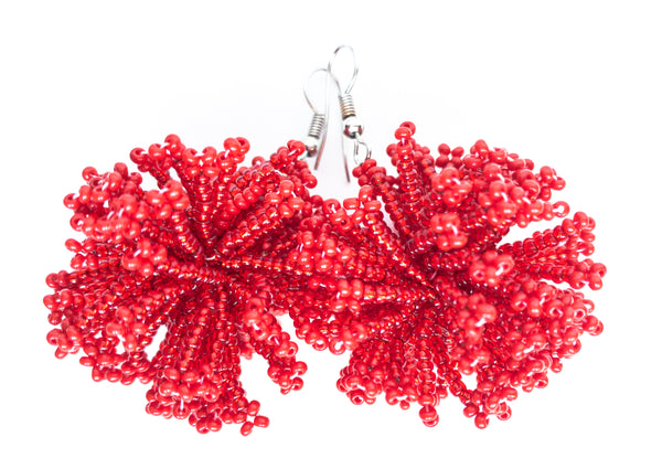 Pom pom earrings